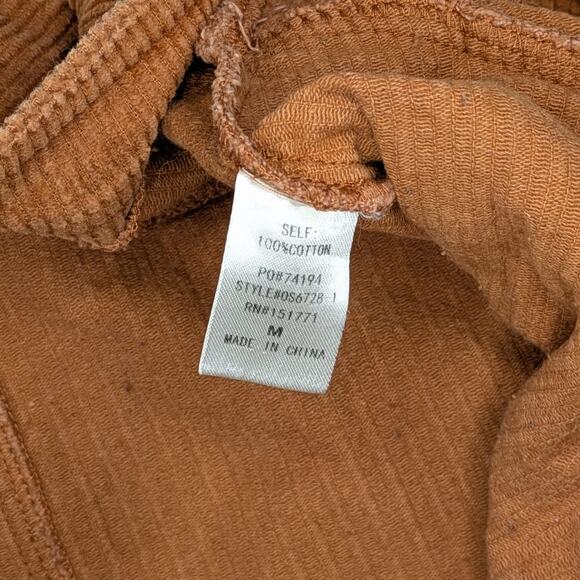 Gilli Corduroy Mini Skirt Brown Front Zip Up Pockets  Casual Womens Size Medium - Picture 11 of 15